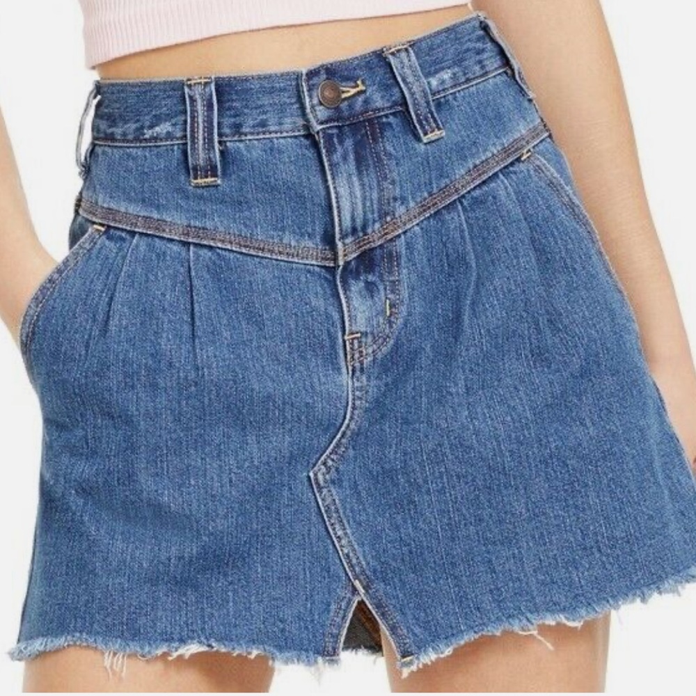 Free People Denim Skirt